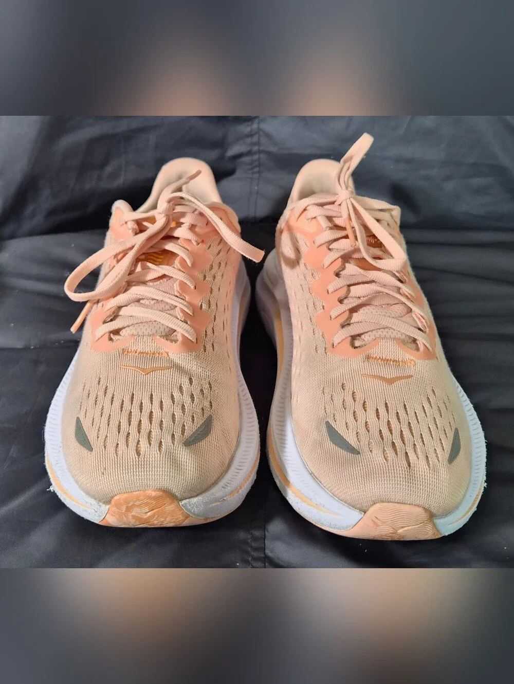 Women's HOKA ONE ONE Kawana ''Peach Parfait'' Running Shoes Sz. 7.5